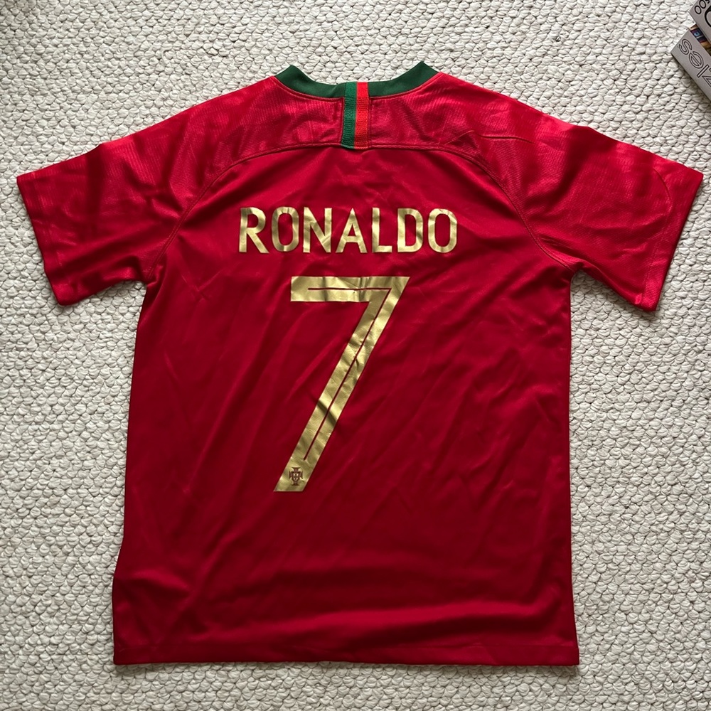 2018 Nike Portugal Stadium Home Football Shirt Jersey